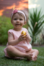 Little Audrey's first Easter. _ Diffused natural light and a good relationship with the subject was key to this portrait