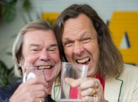 My Dad and his mate shot in diffused natural light, – never underestimate the power of a few beers to loosen your subject up!